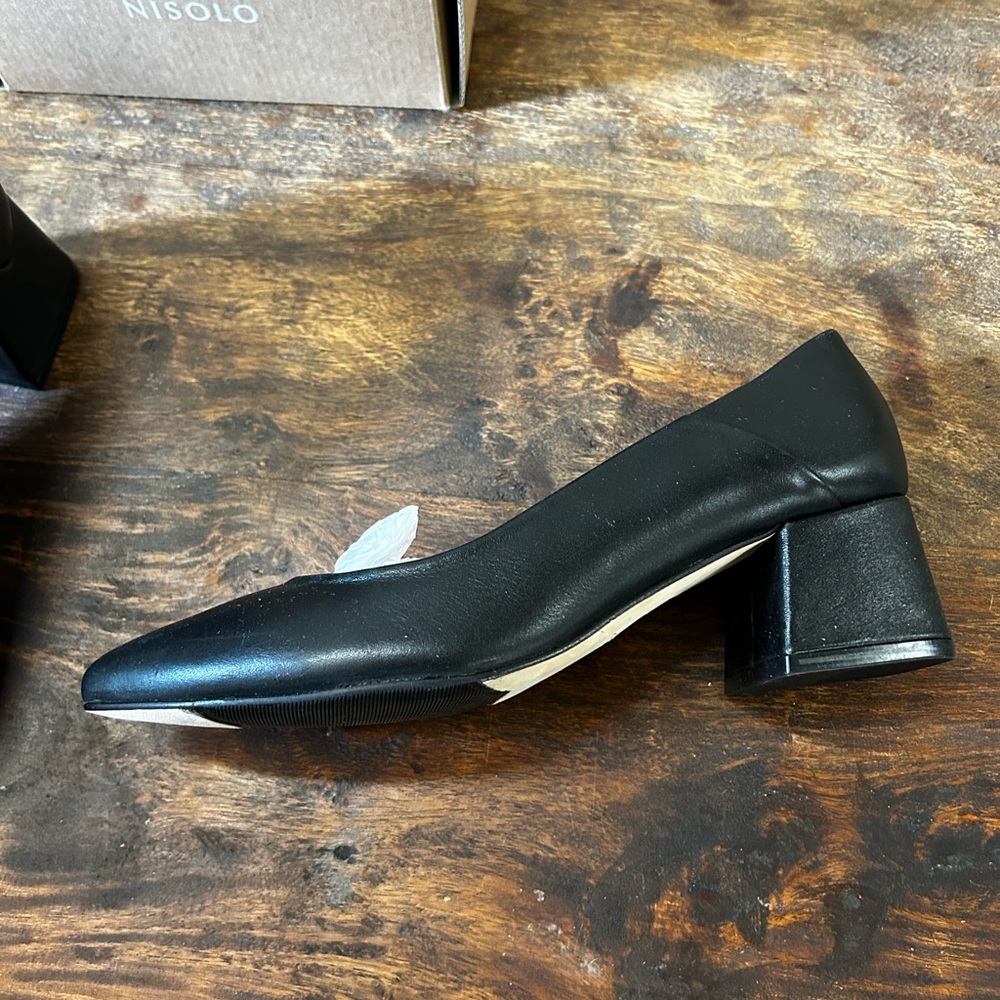 Nisolo Fiorela Go To Mid Heel in Black